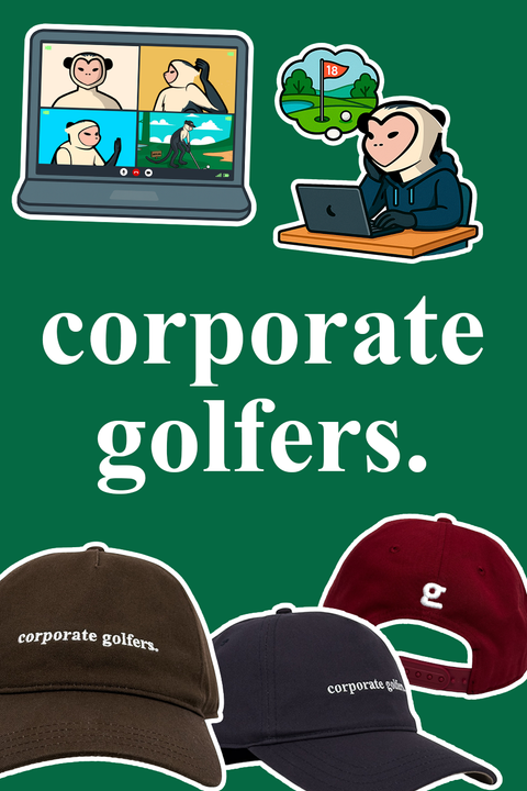 corporate golfers.